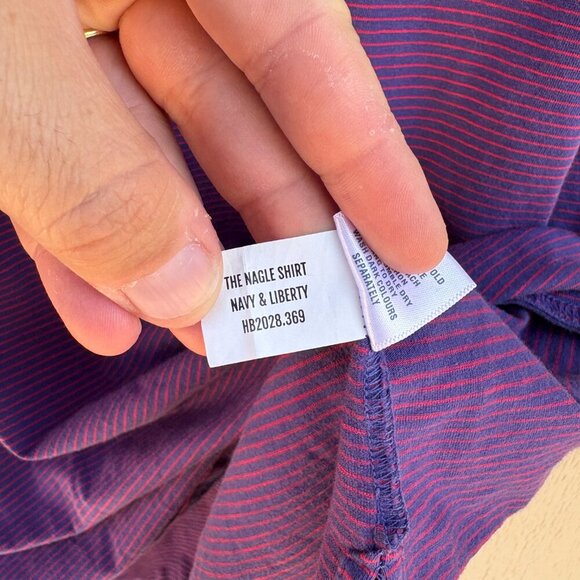 Holderness & Bourne Nagle Polo Men's XL Navy Red Striped Golf Comfort Summer - Picture 5 of 8